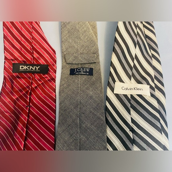 J. Crew Red and Gray Silk Ties Collection - Picture 6 of 9